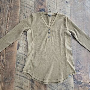 Eddie Bauer Henley Long sleeve Size S New without tags